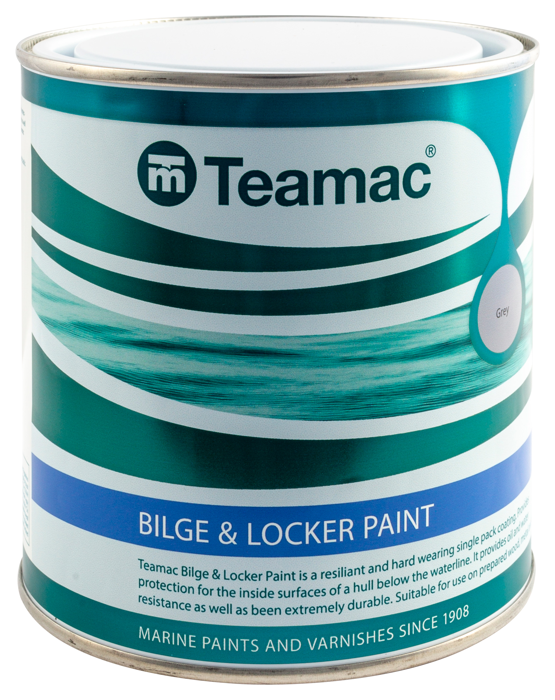 Teamac Bilge and Locker Paint White 1ltr